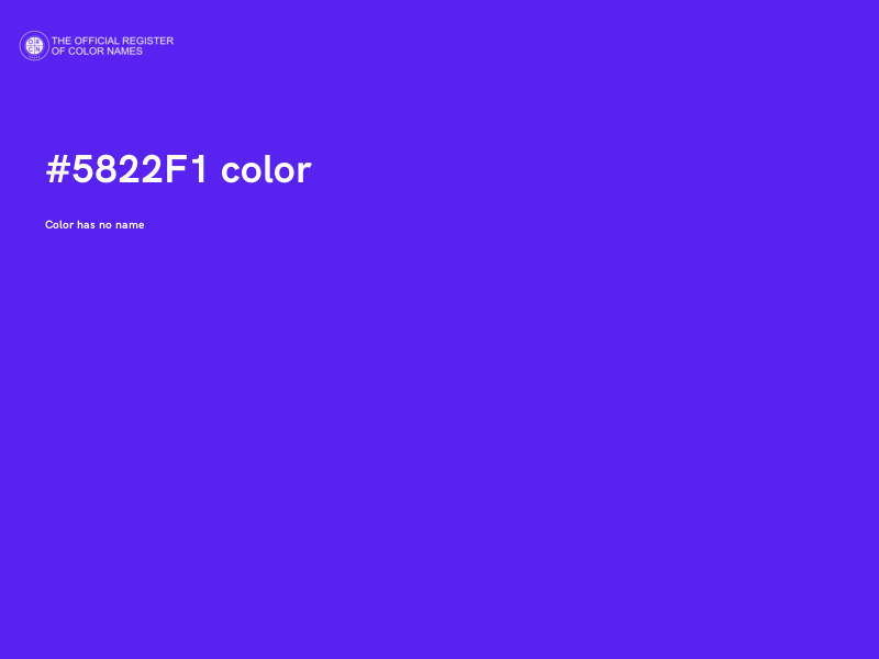 #5822F1 color image