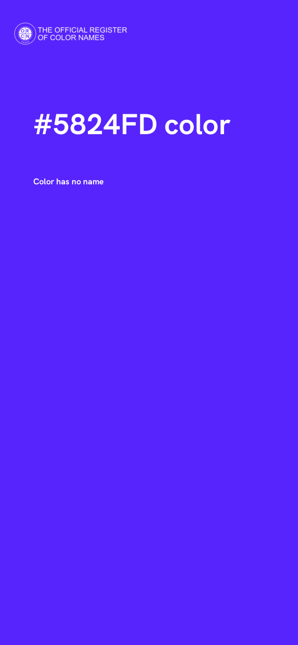 #5824FD color image
