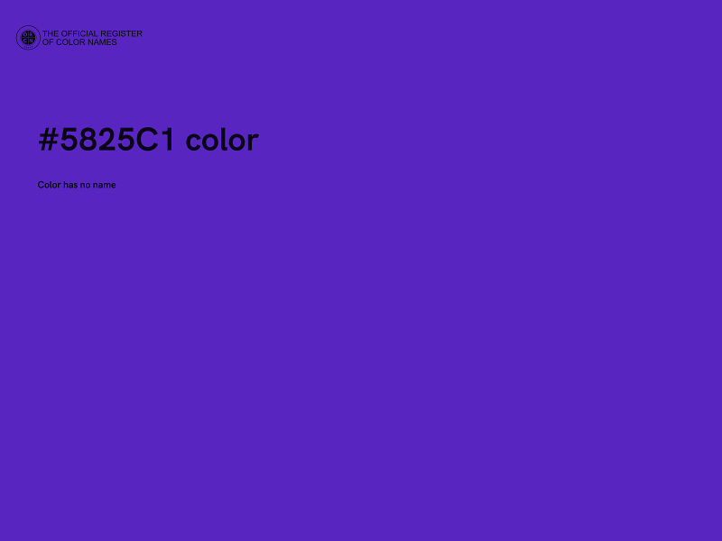 #5825C1 color image