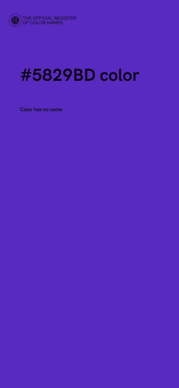 #5829BD color image