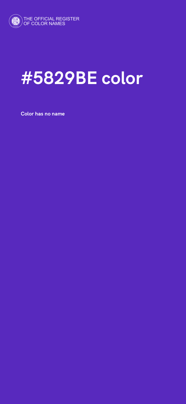 #5829BE color image