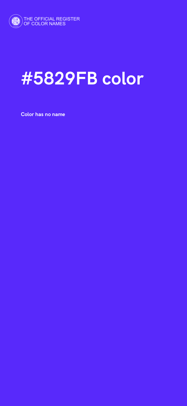 #5829FB color image