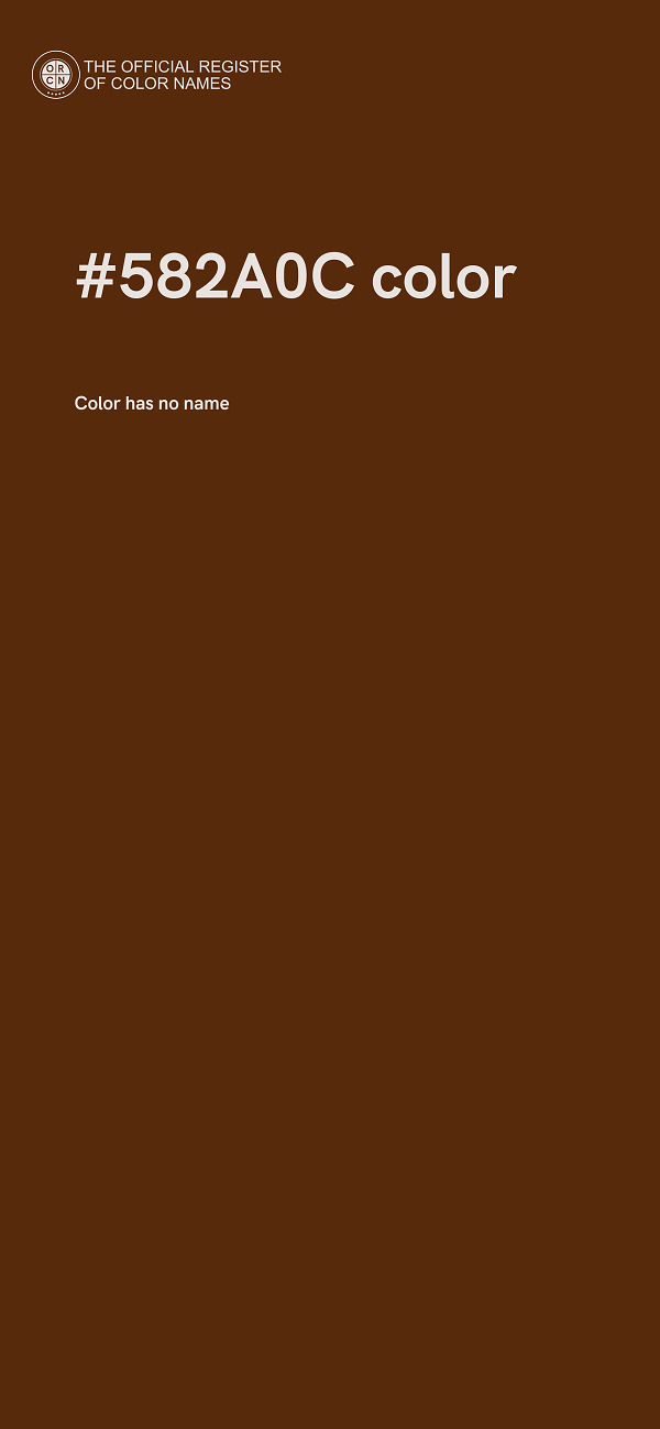 #582A0C color image