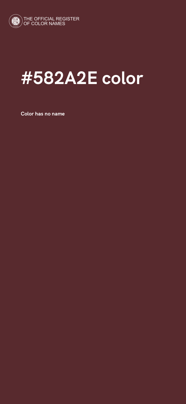 #582A2E color image