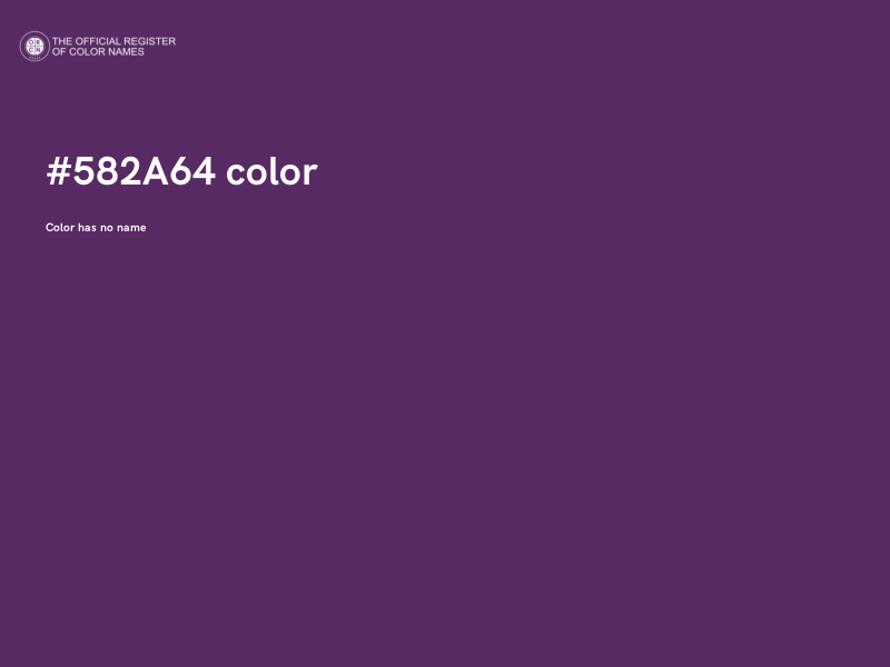 #582A64 color image