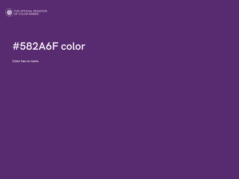 #582A6F color image