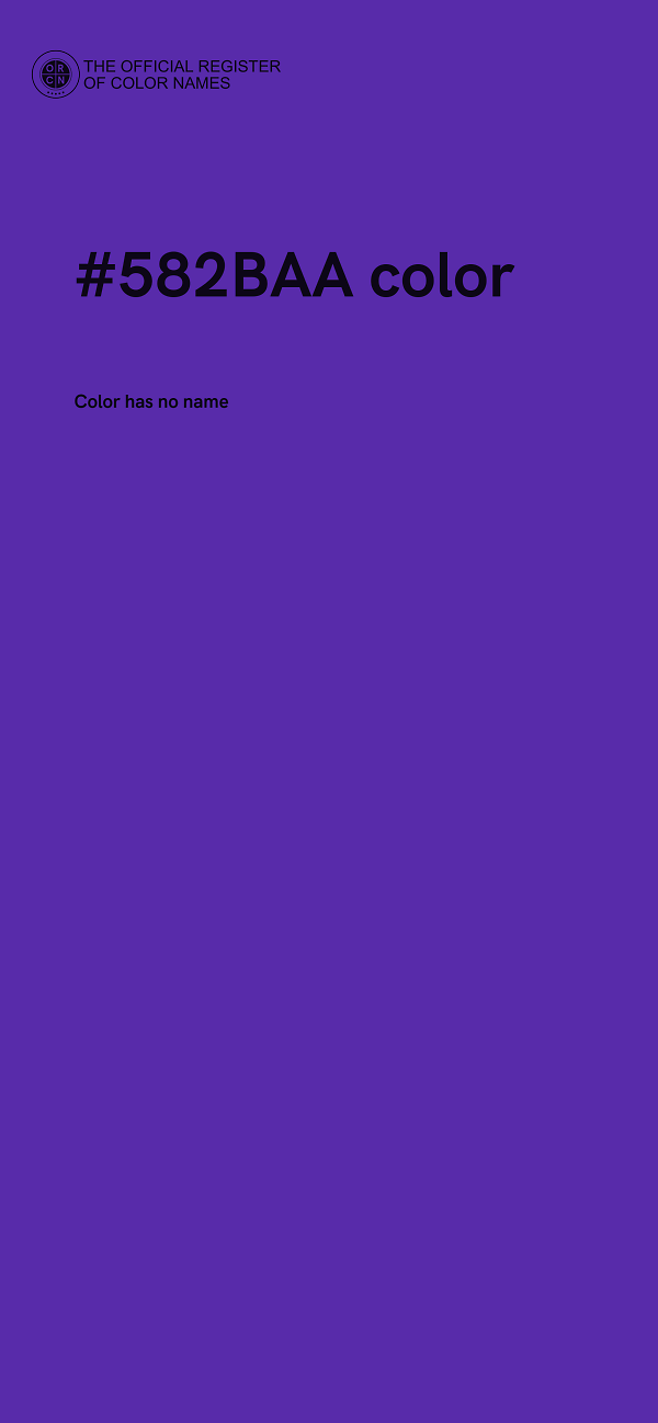 #582BAA color image