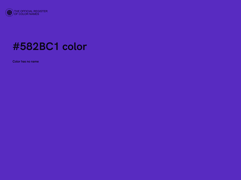 #582BC1 color image