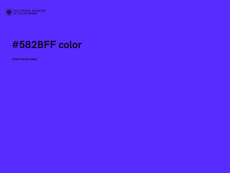 #582BFF color image
