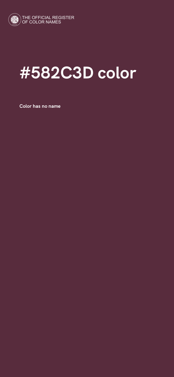 #582C3D color image