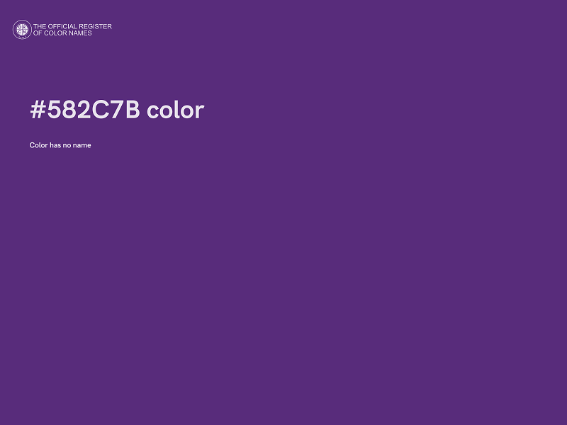 #582C7B color image
