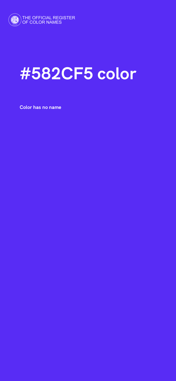 #582CF5 color image