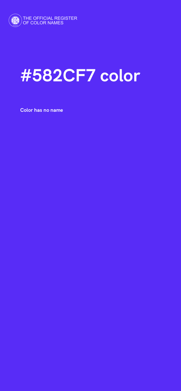 #582CF7 color image