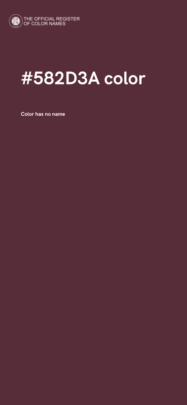 #582D3A color image