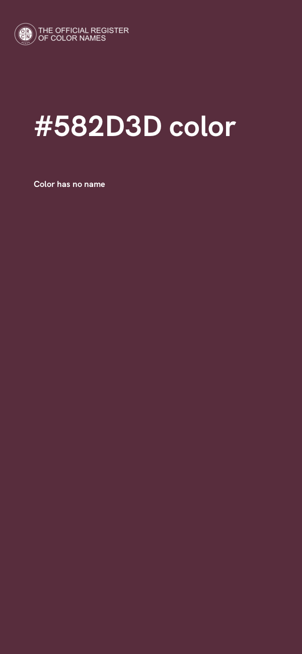#582D3D color image