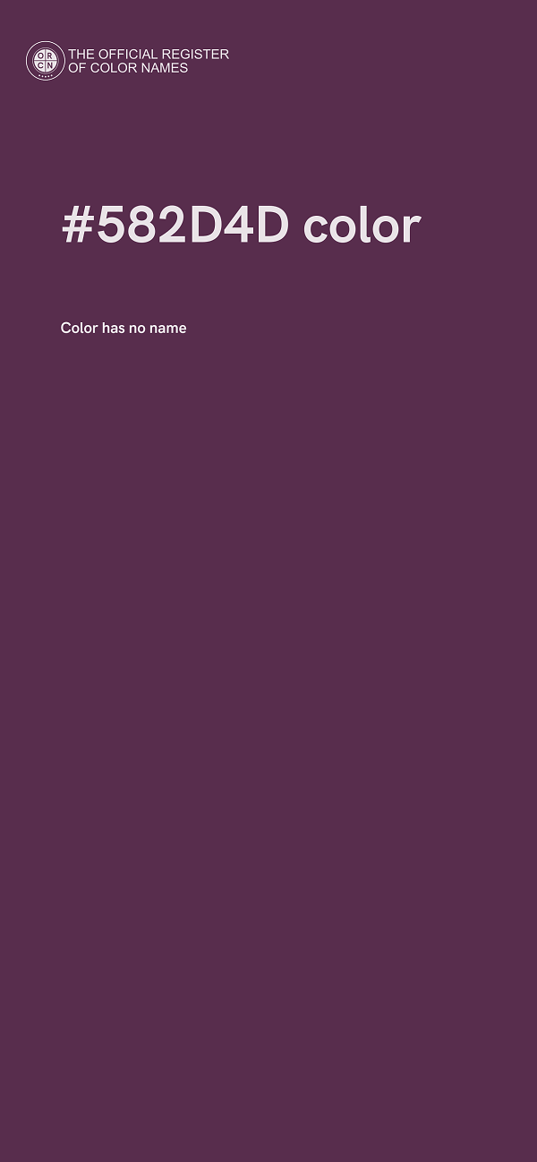 #582D4D color image