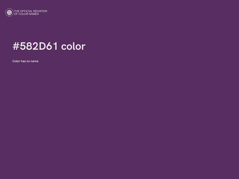 #582D61 color image