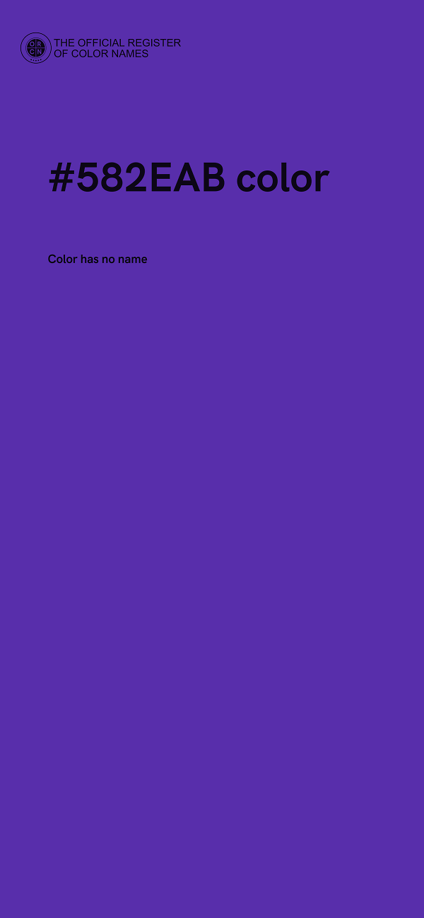 #582EAB color image