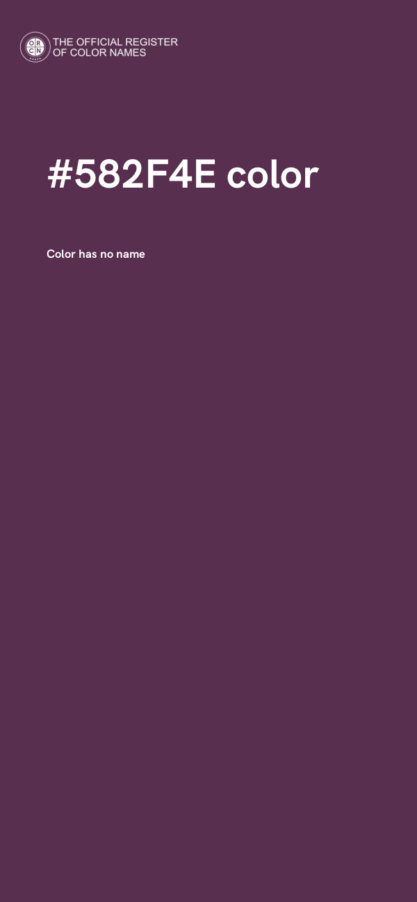 #582F4E color image