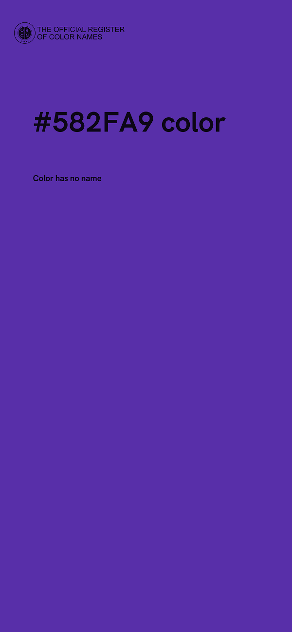 #582FA9 color image