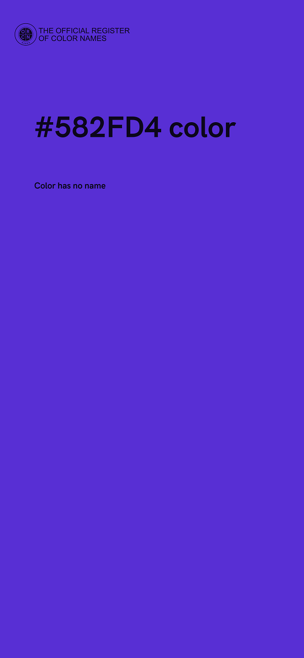 #582FD4 color image
