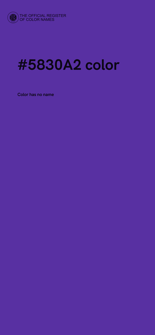 #5830A2 color image