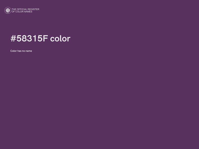 #58315F color image