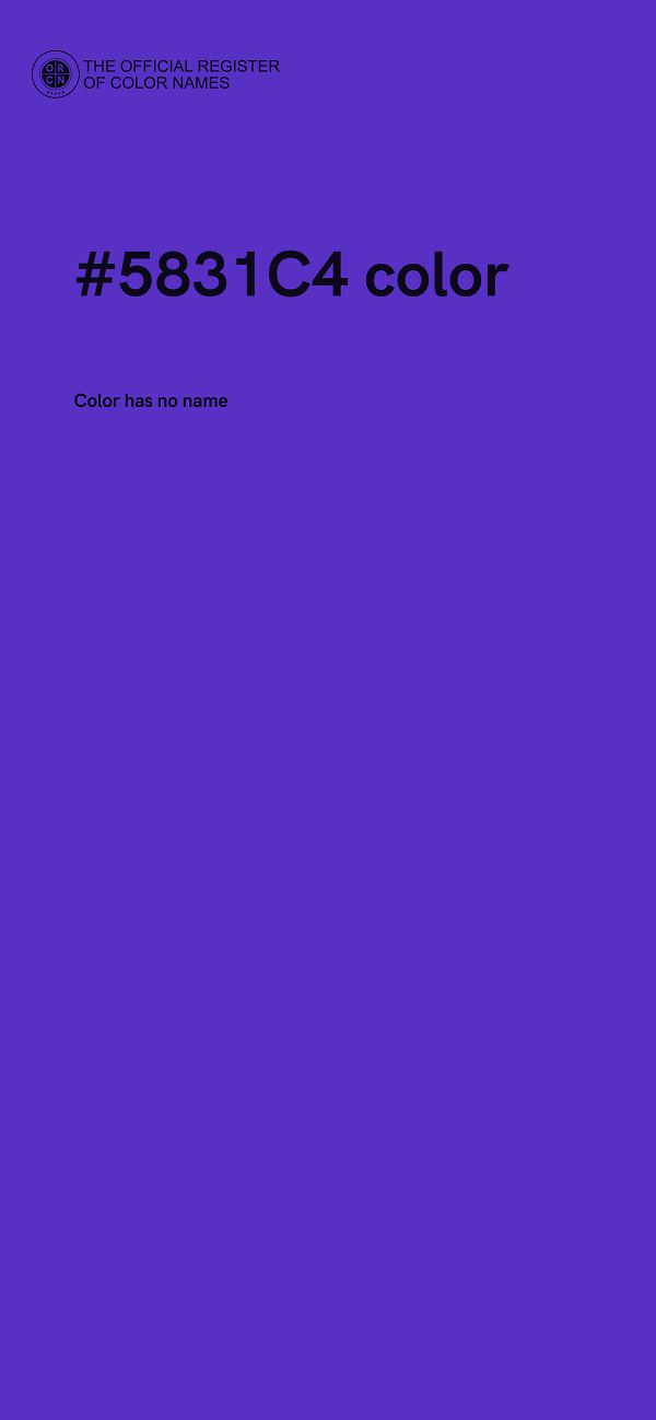 #5831C4 color image