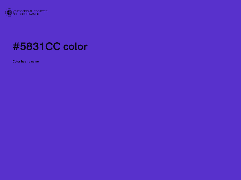 #5831CC color image