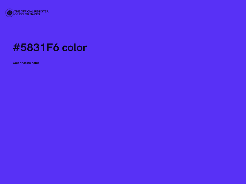 #5831F6 color image