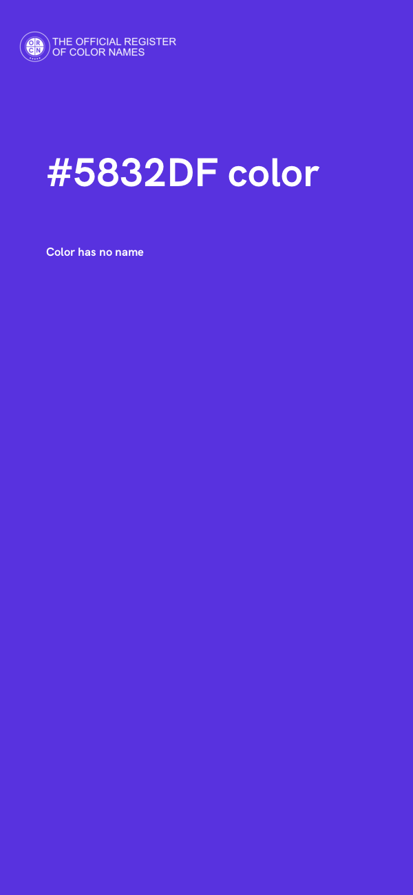 #5832DF color image