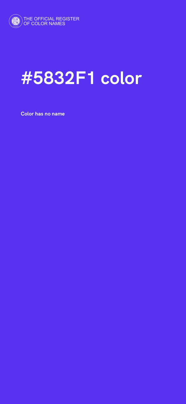 #5832F1 color image