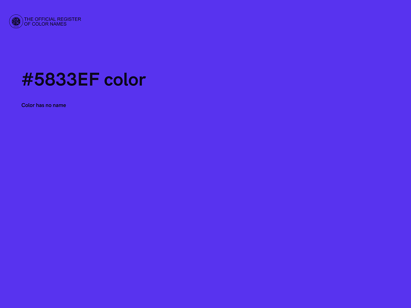 #5833EF color image