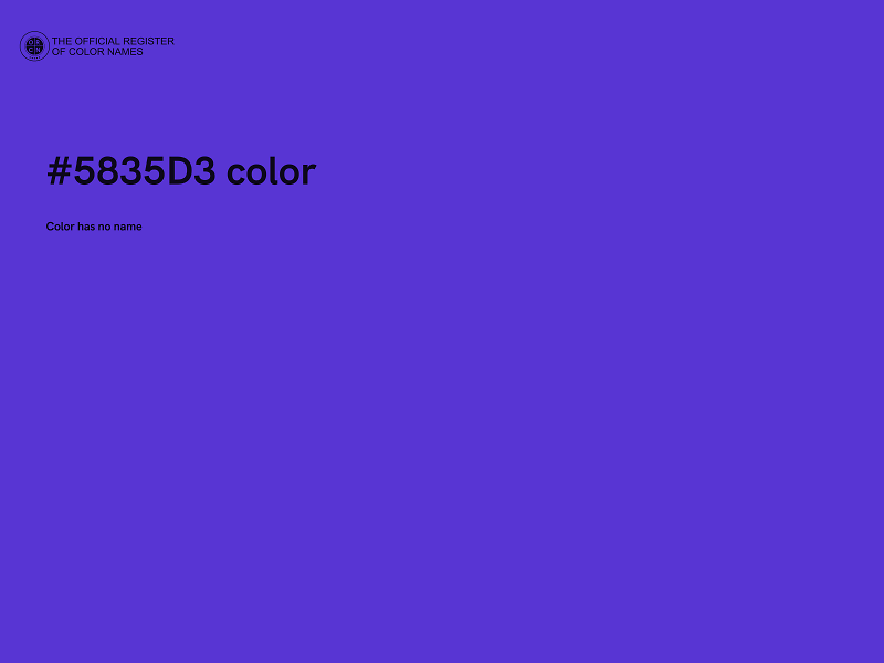 #5835D3 color image