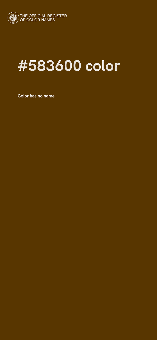 #583600 color image