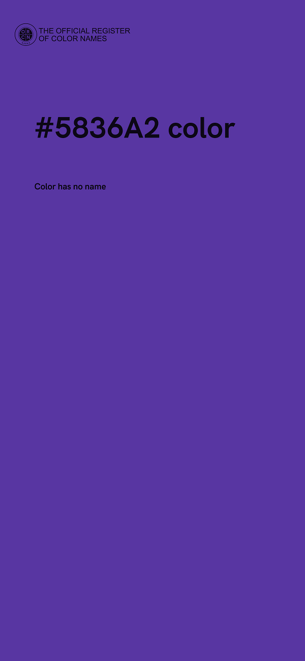 #5836A2 color image