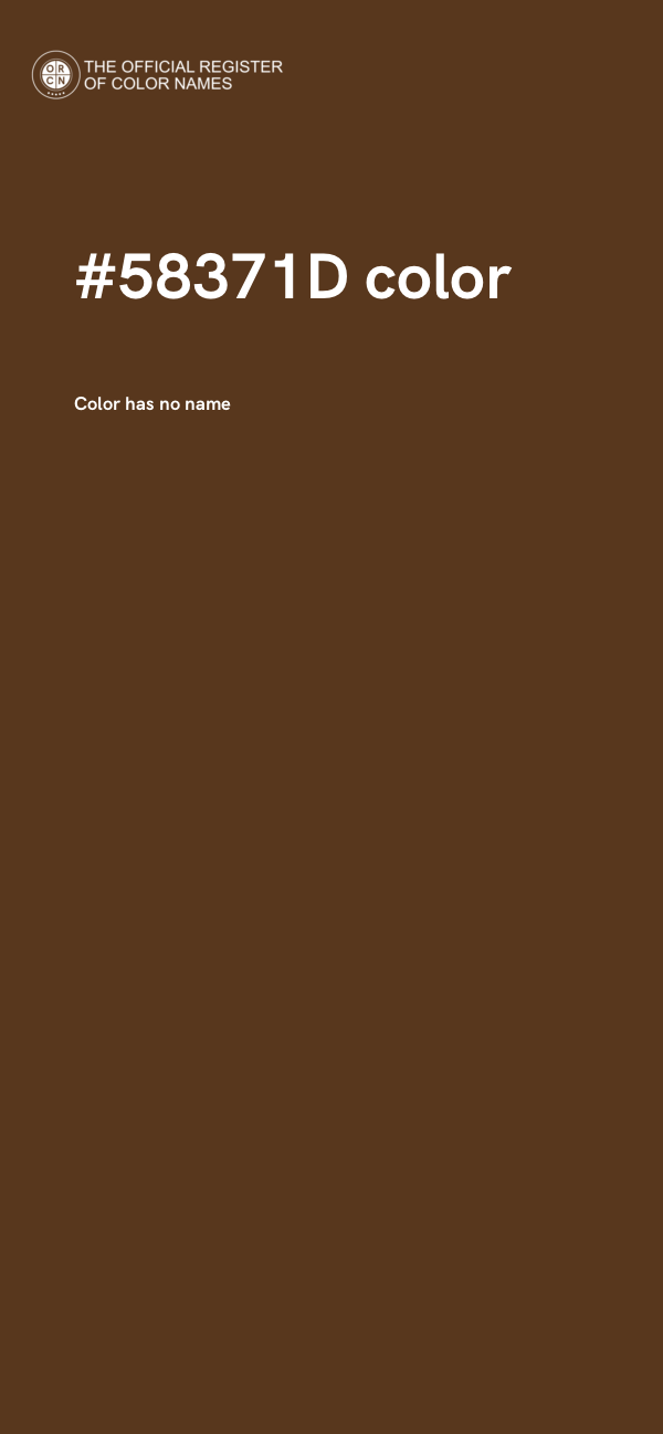#58371D color image