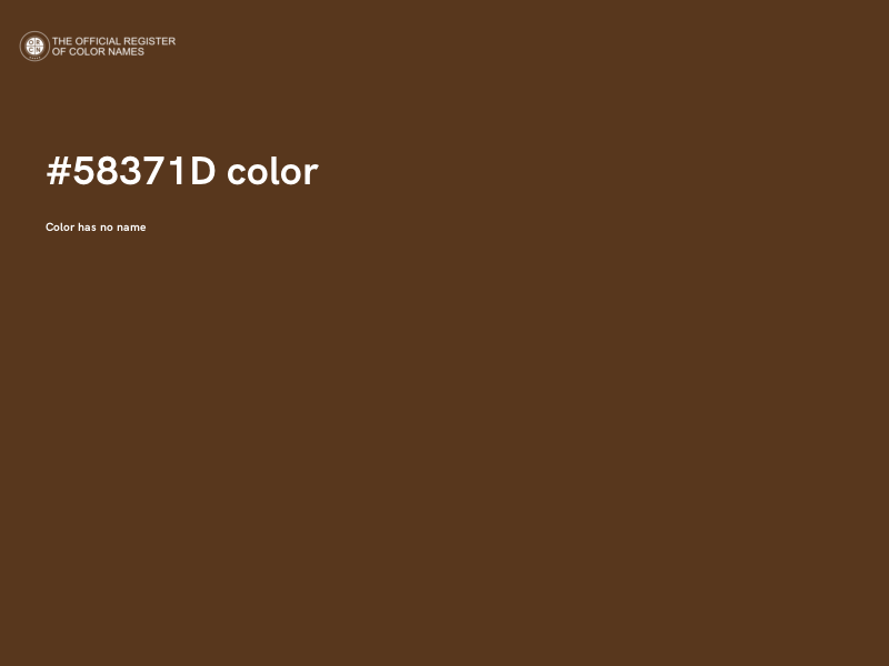 #58371D color image