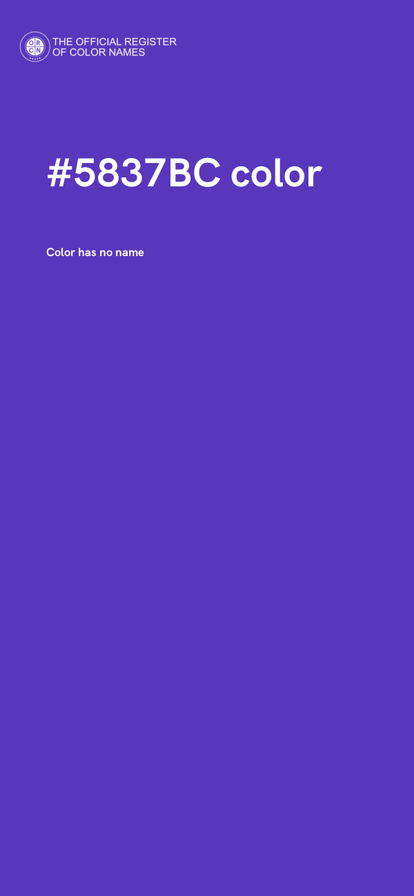 #5837BC color image