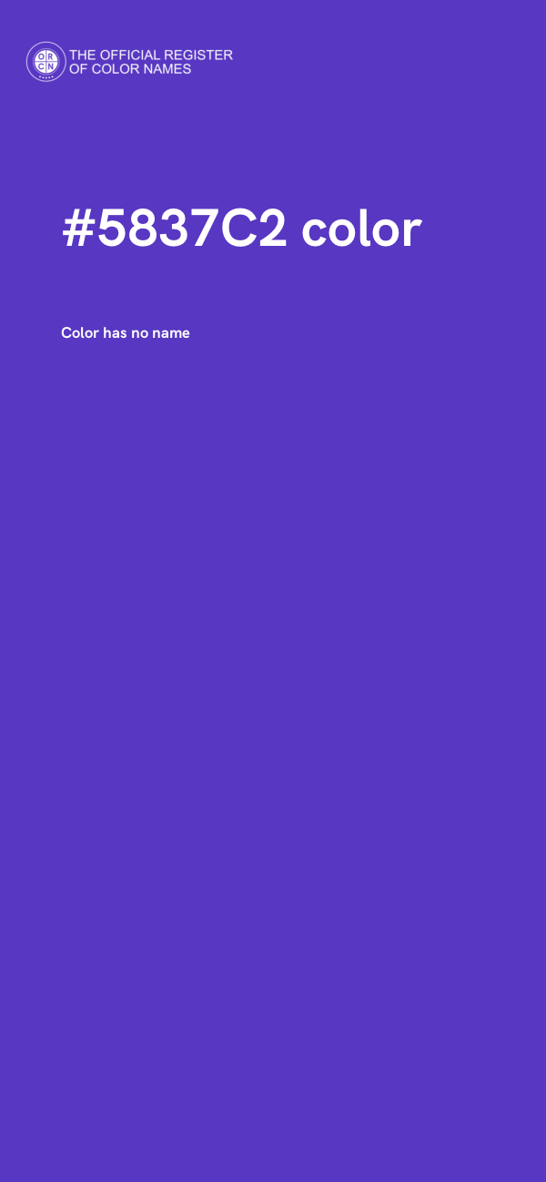 #5837C2 color image