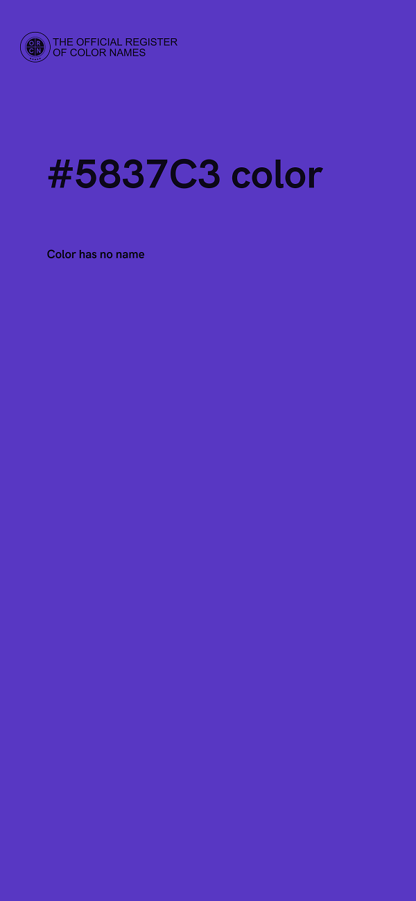 #5837C3 color image