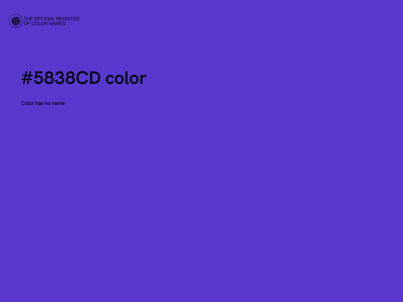 #5838CD color image