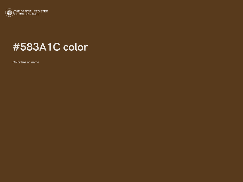 #583A1C color image