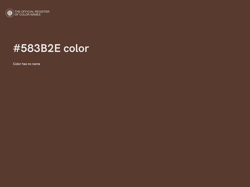 #583B2E color image