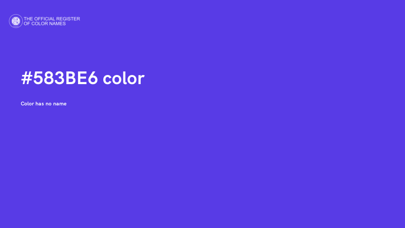 #583BE6 color image