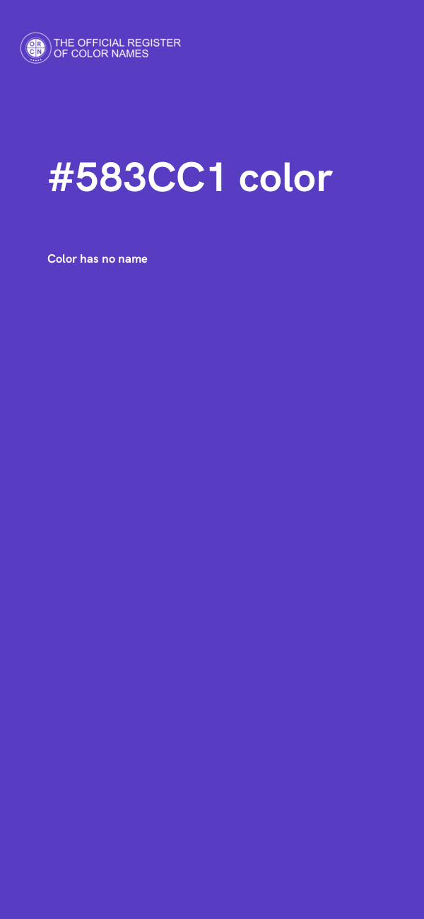 #583CC1 color image
