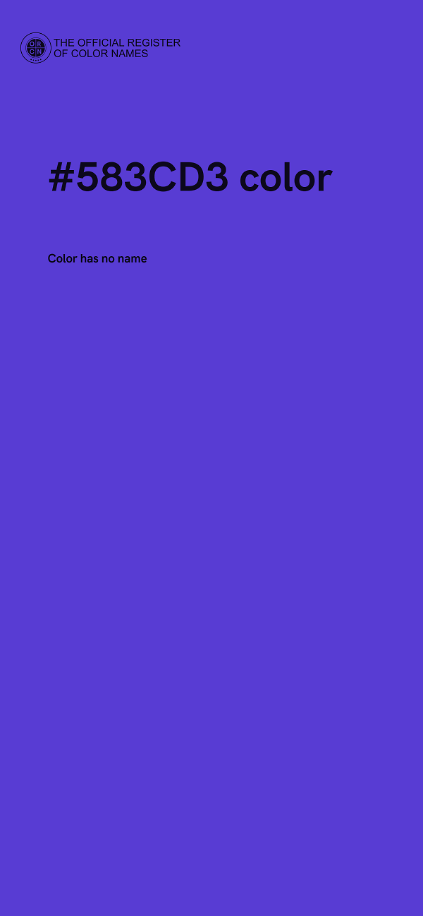 #583CD3 color image