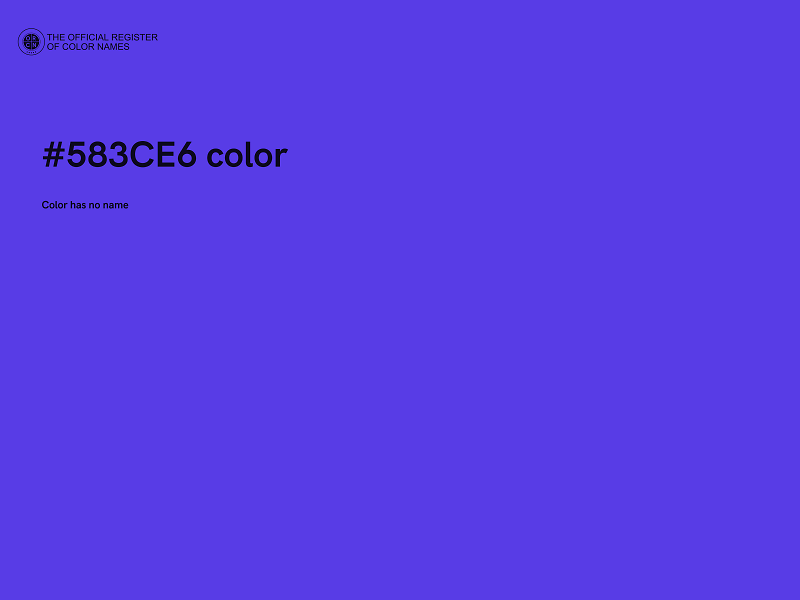 #583CE6 color image