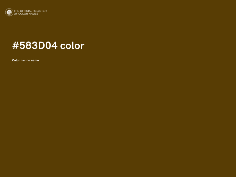 #583D04 color image