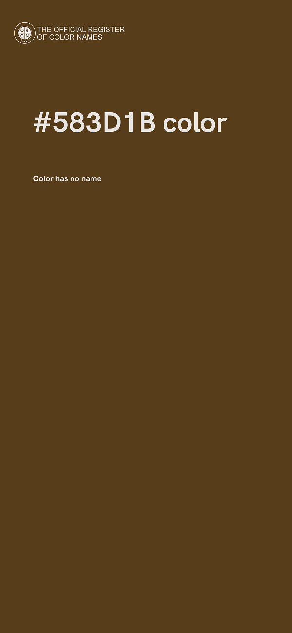 #583D1B color image